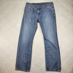 Levis distressed classic blue‎ jeans size 34X31